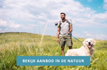 Vakantiehuis in Natuur met hond